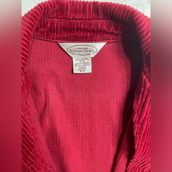 Woman’s Corduroy Shacket S/M - Picture 2 of 4